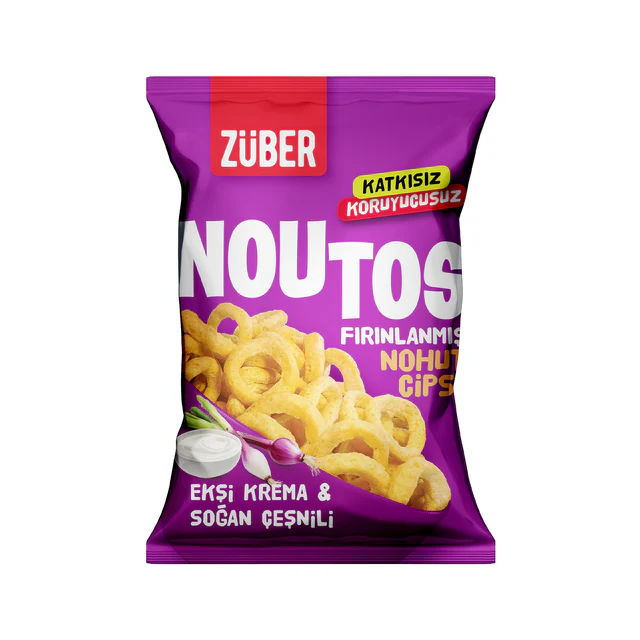  ZÜBER Noutos Nohut Cipsi Ekş.Krma Soğan 55gr (1 ADET)