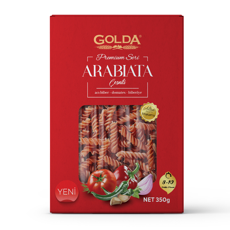 GOLDA ARABİATA ÇEŞNİLİ MAKARNA 