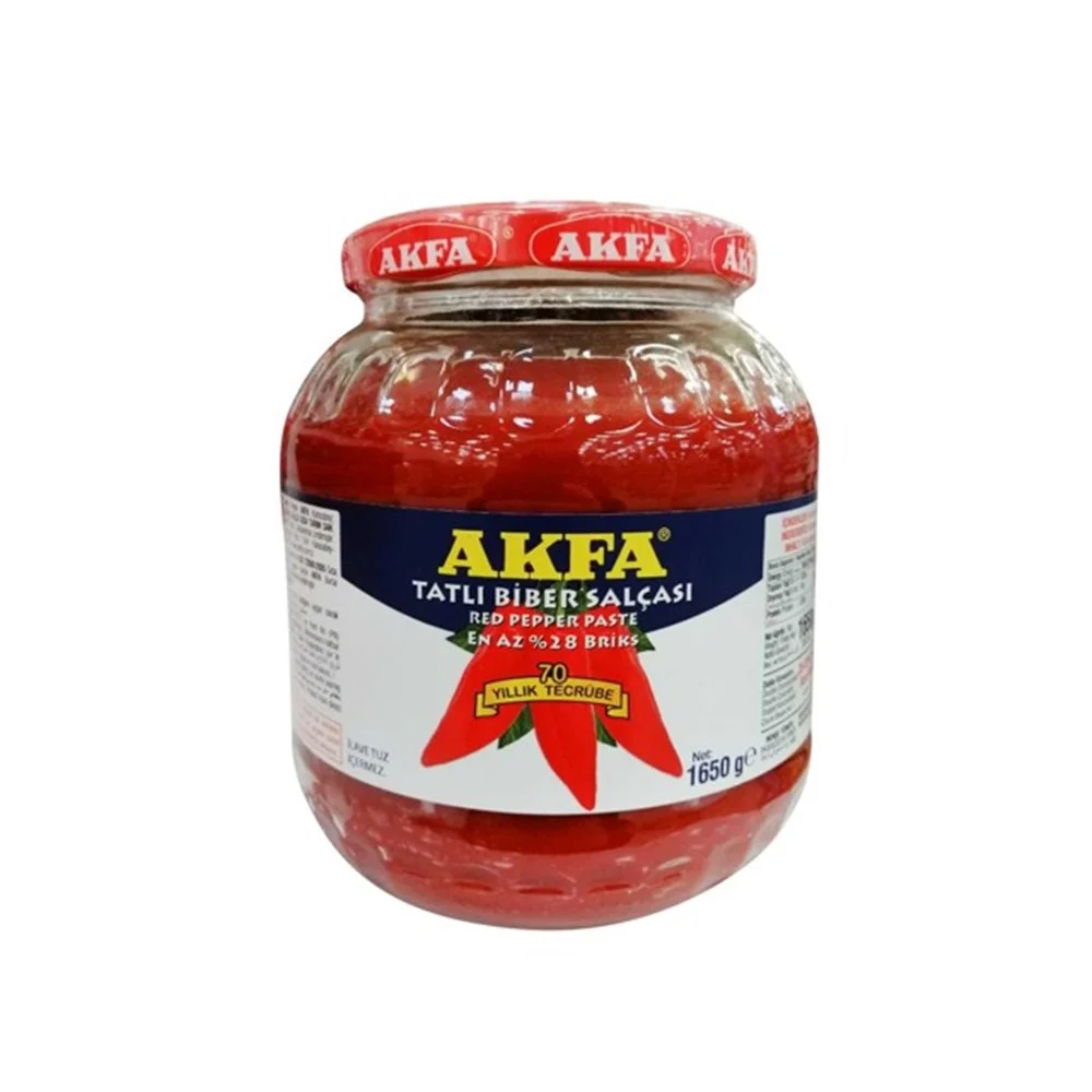 AKFA BİBER SALÇASI 1700 GR TATLI (1 ADET)