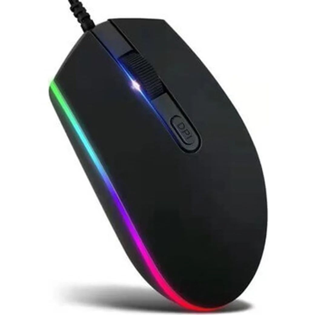 DEXIM DMA0019 FX-83 USB KABLOLU SİYAH MOUSE IŞIK